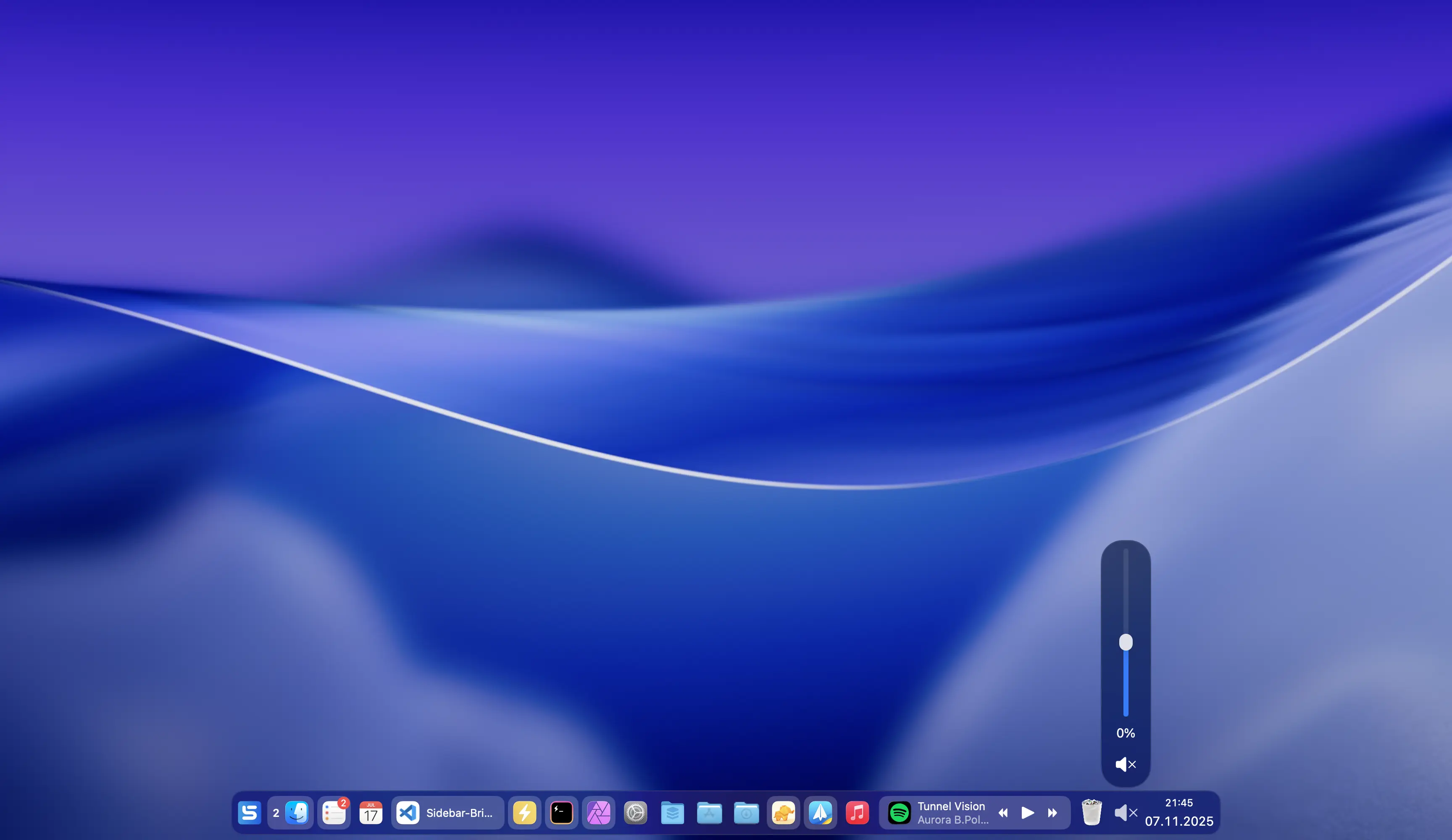 Volume controls